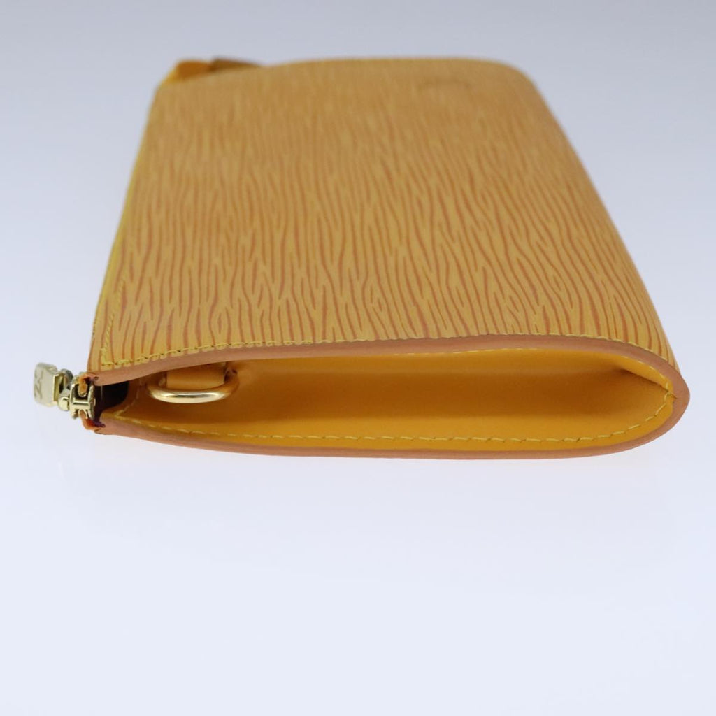 LOUIS VUITTON Epi Pochette Accessoires Pouch Yellow M52989 LV 93274V