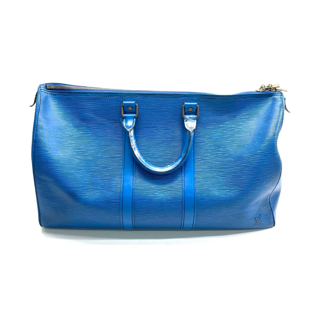 Louis Vuitton x Jeff Koons Keepall Bandouliere Peter Paul Rubens Masters 45 Blue Multicolor Epi Leather