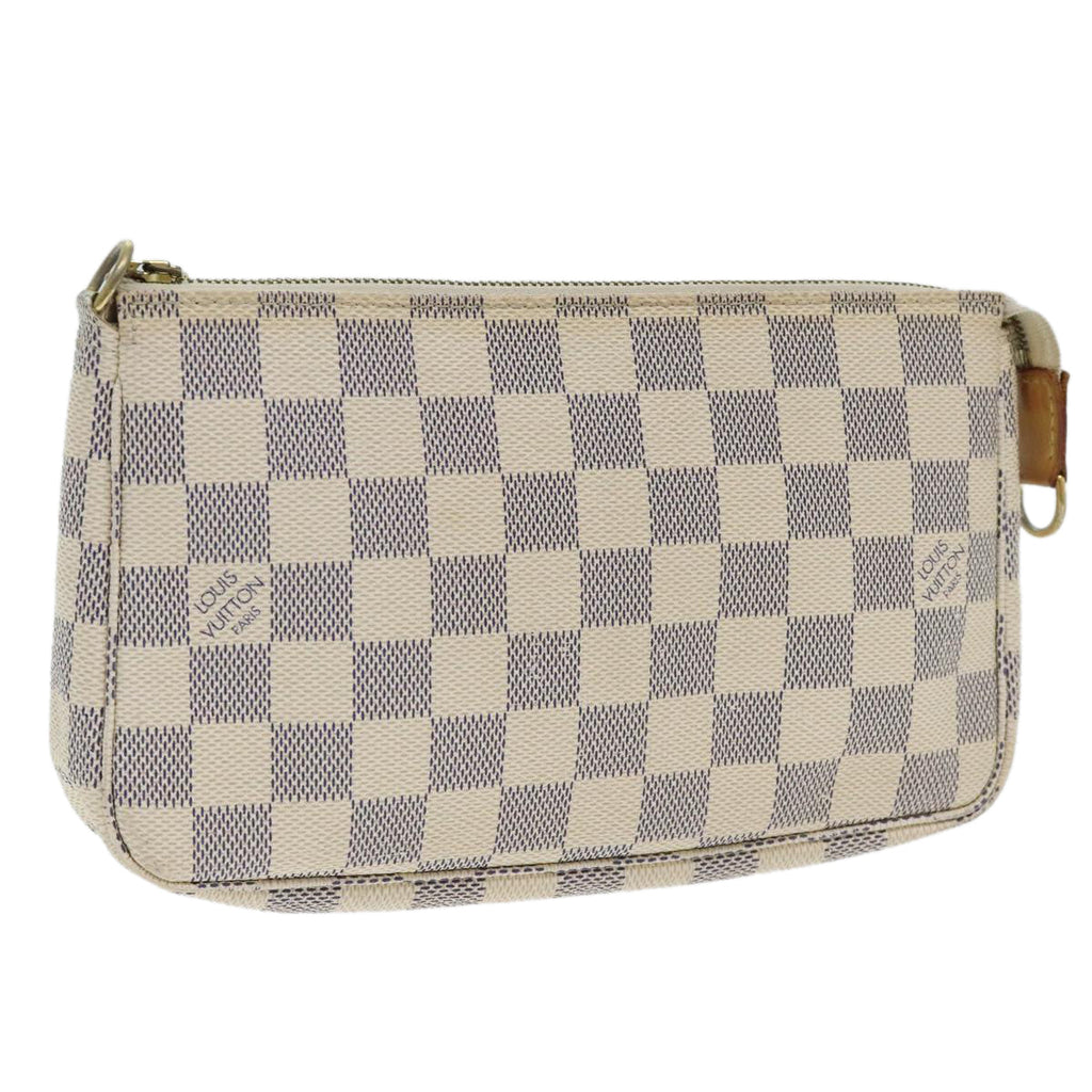 LOUIS VUITTON Damier Azur Pochette Accessoires Pouch N51986 LV 93662