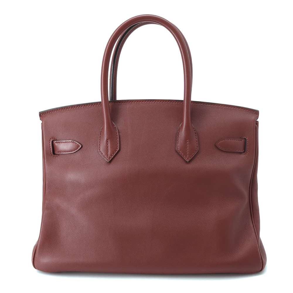 HERMES Birkin Rouge H Swift Leather Size 30