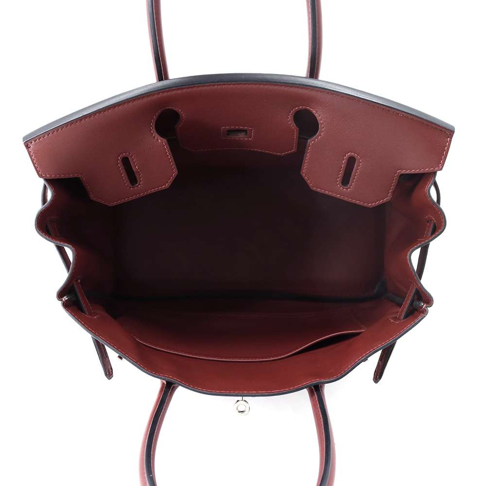 HERMES Birkin Rouge H Swift Leather Size 30