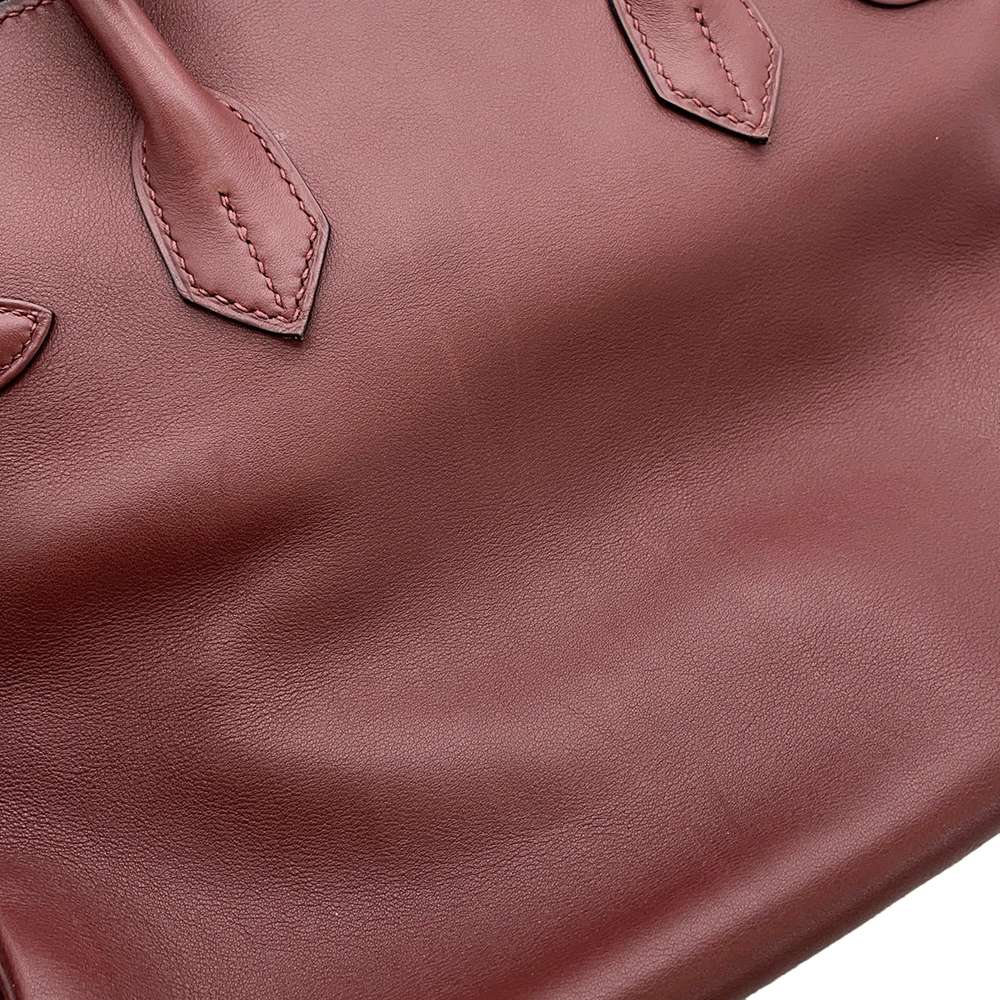 HERMES Birkin Rouge H Swift Leather Size 30