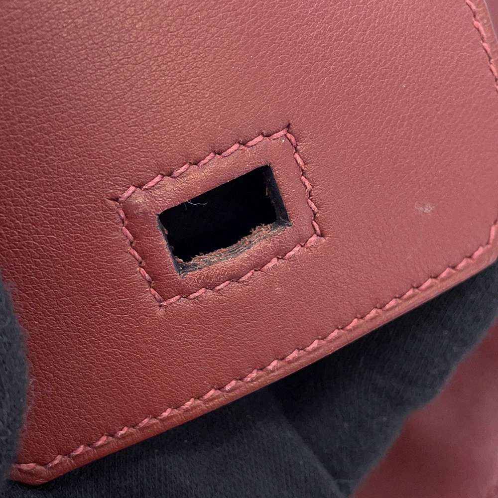 HERMES Birkin Rouge H Swift Leather Size 30