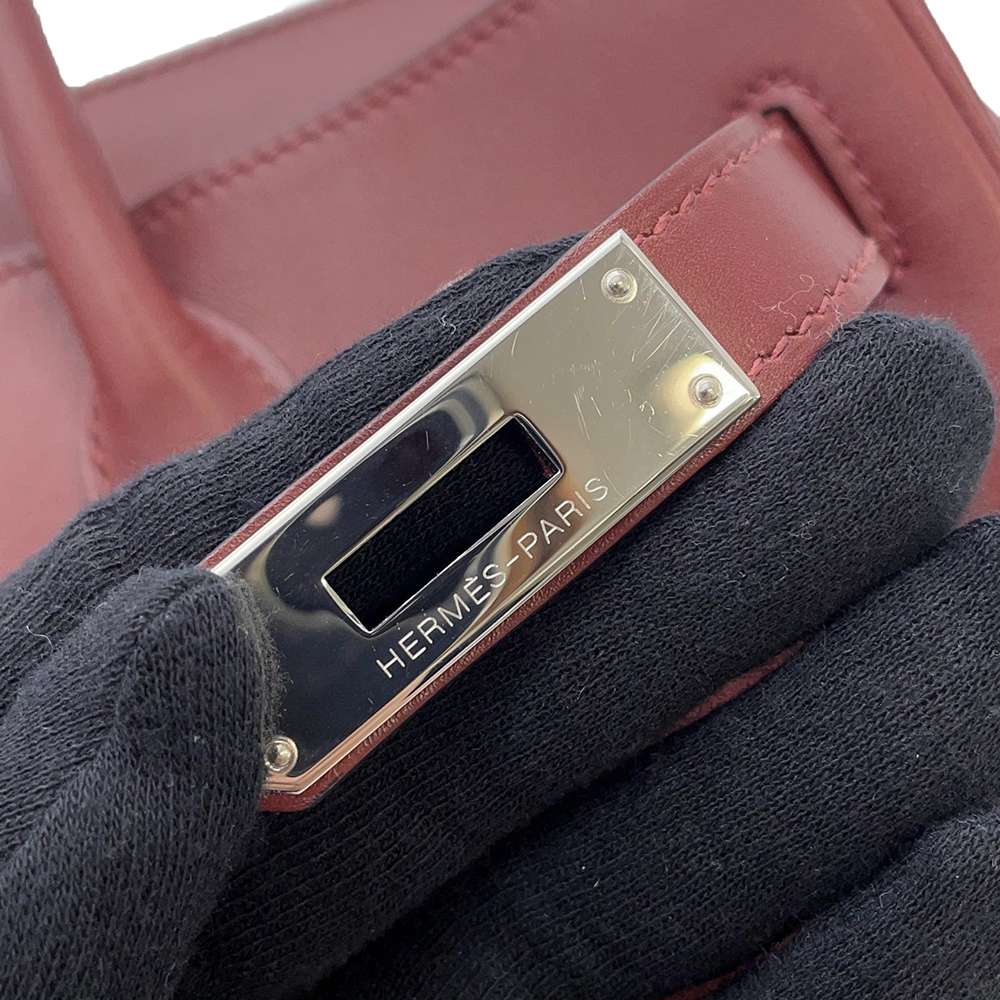 HERMES Birkin Rouge H Swift Leather Size 30