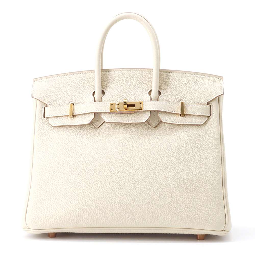 HERMES Birkin Craie Togo Leather Size 25