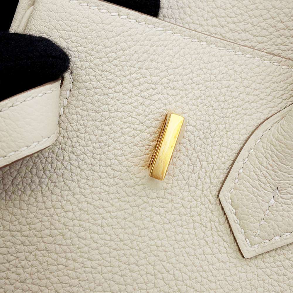 HERMES Birkin Craie Togo Leather Size 25