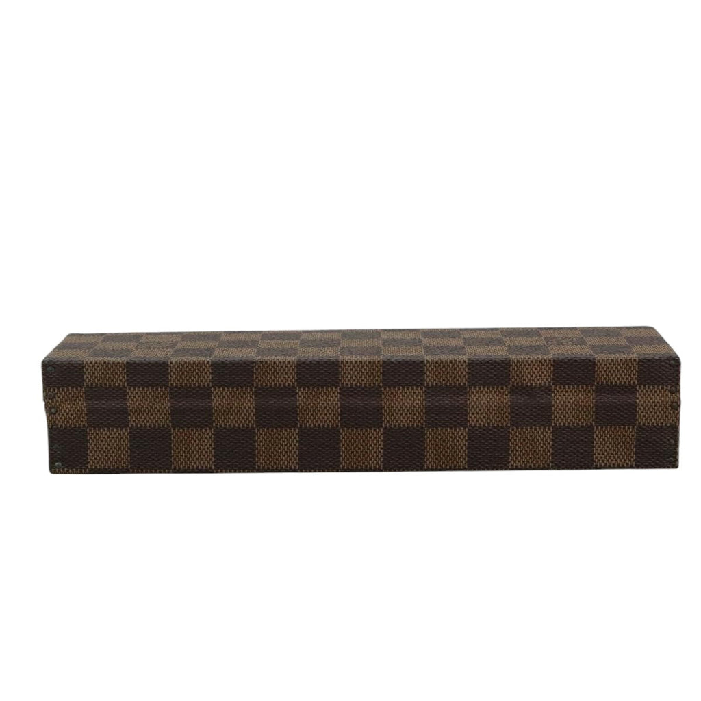 LOUIS VUITTON Damier Ebene Watch case Accessory Case LV 95137SV