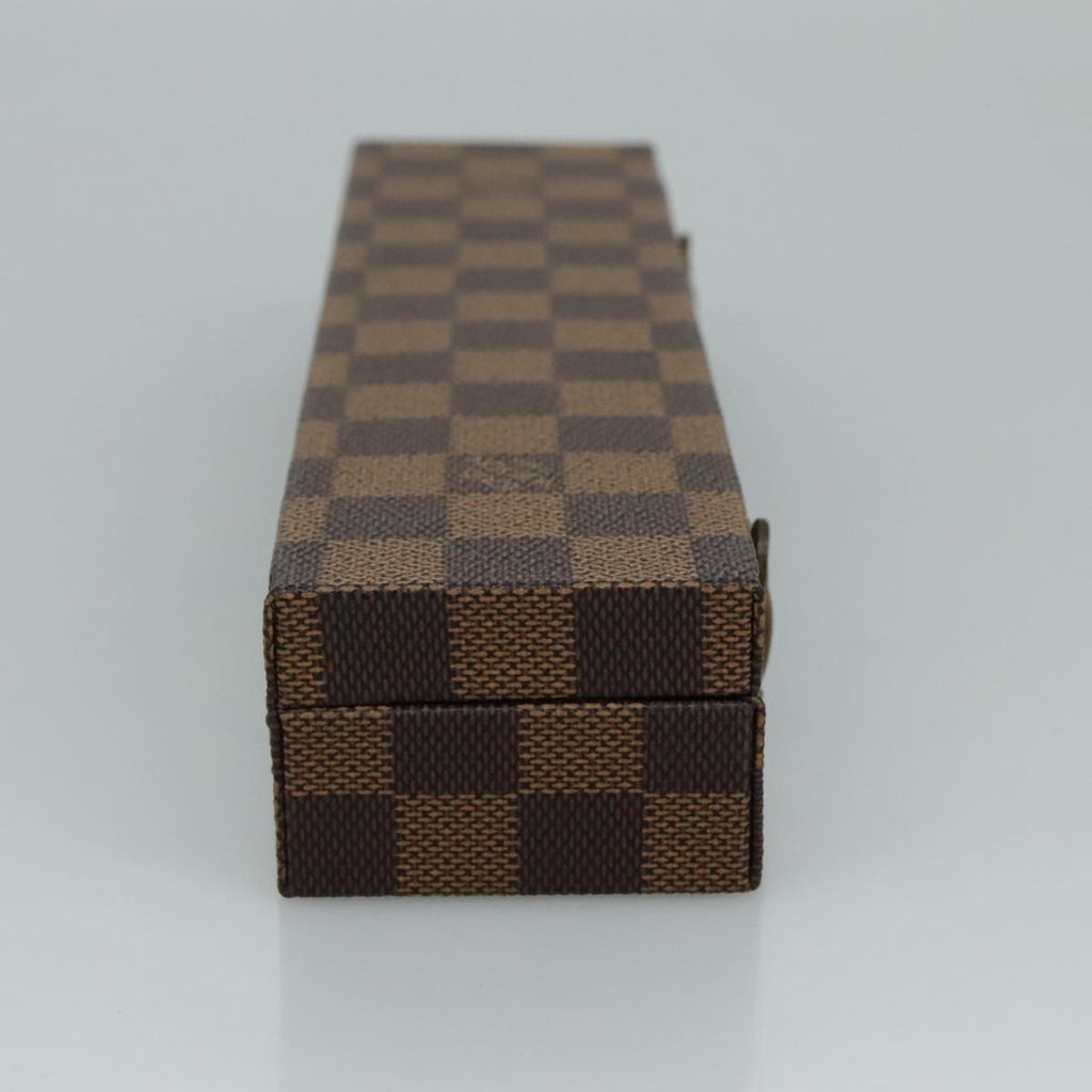 LOUIS VUITTON Damier Ebene Watch case Accessory Case LV 95137SV