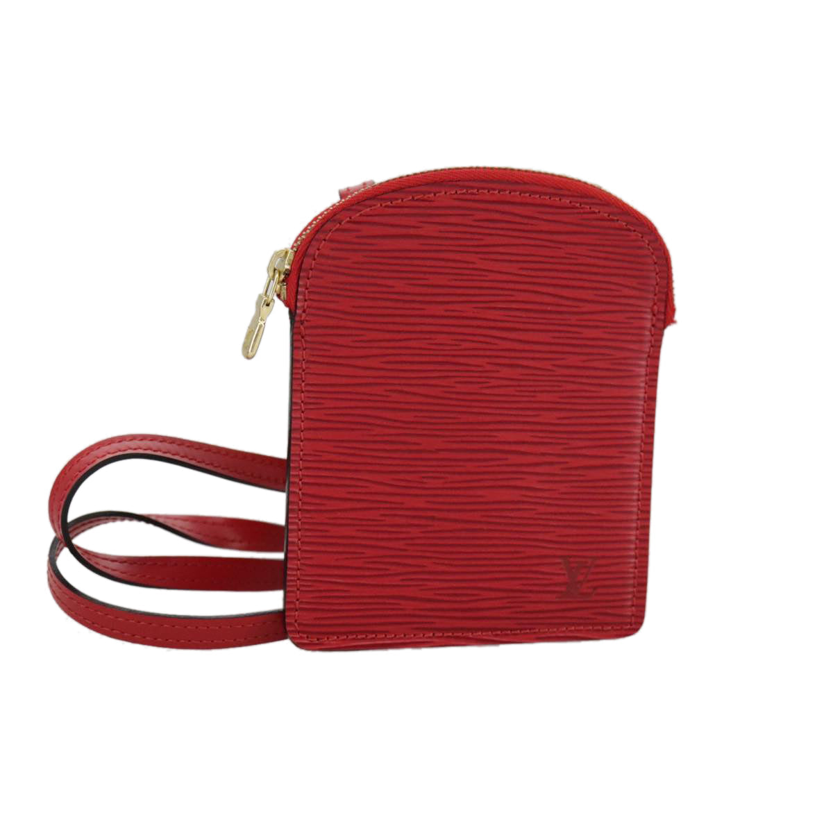 LOUIS VUITTON Epi Pochette Secret Accessory Pouch SPO Red LV 95155SV