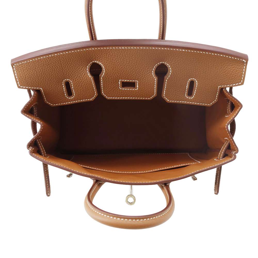 HERMES Birkin Gold Togo Leather Size 25