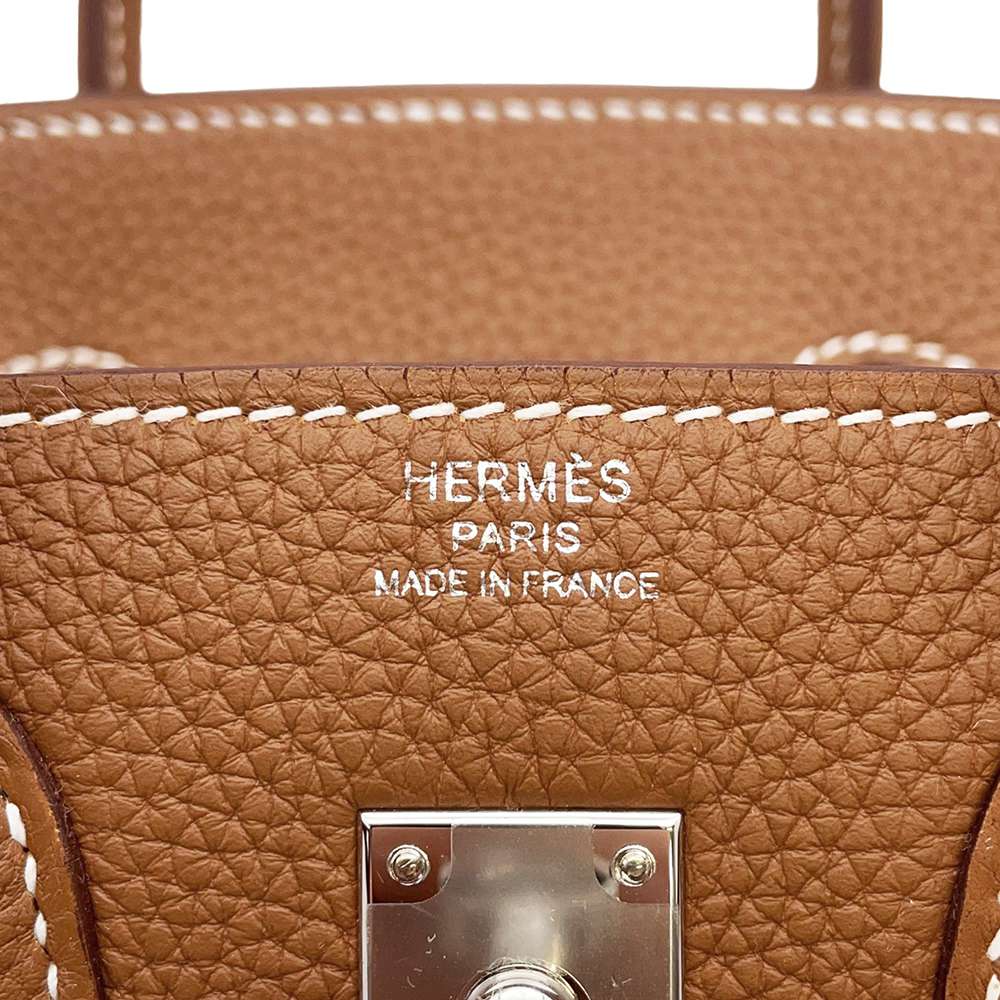 HERMES Birkin Gold Togo Leather Size 25