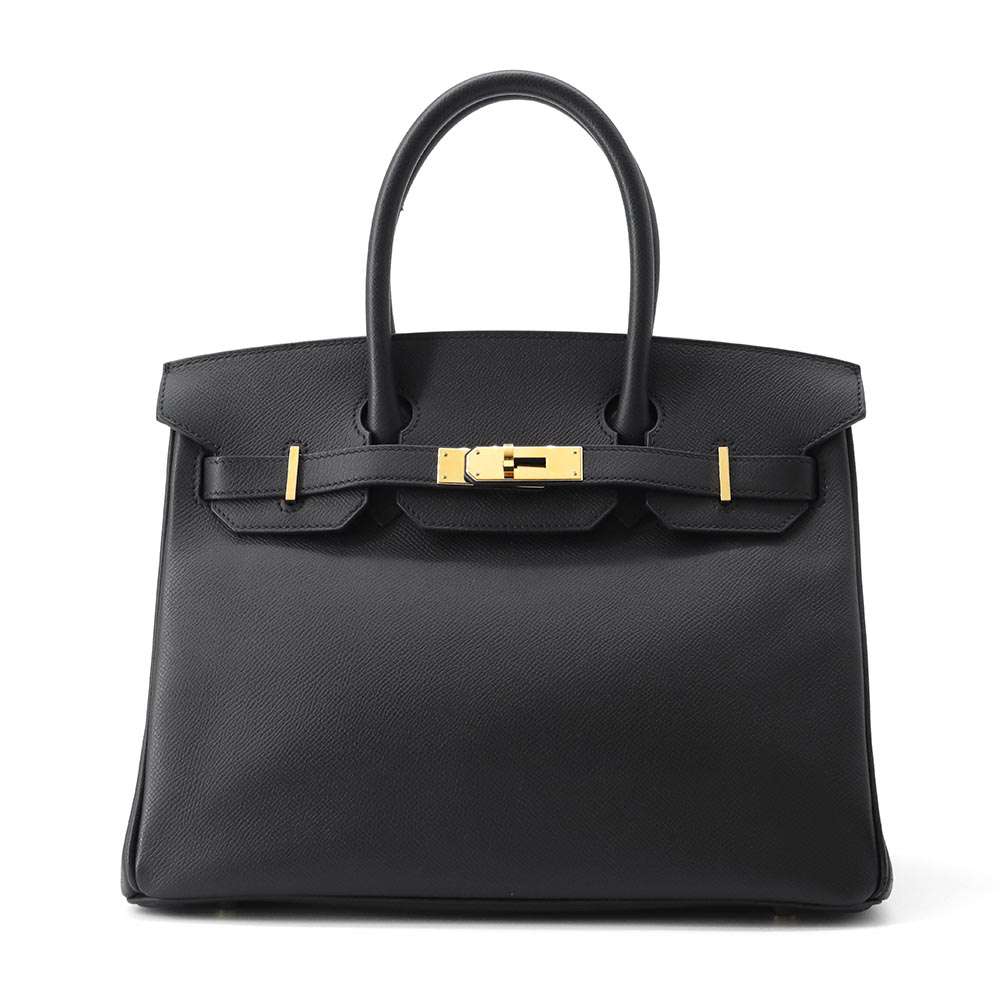 HERMES Birkin Black Epsom Size 30