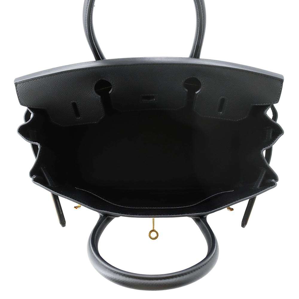 HERMES Birkin Black Epsom Size 30