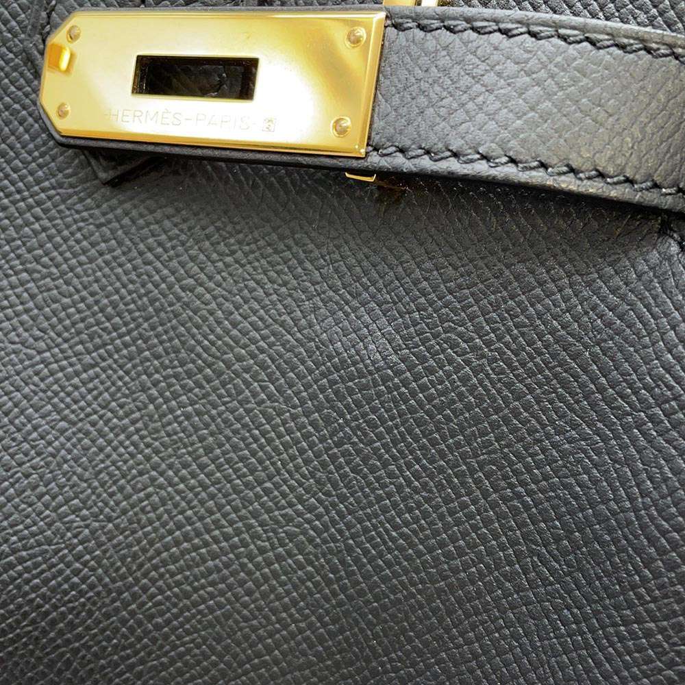 HERMES Birkin Black Epsom Size 30