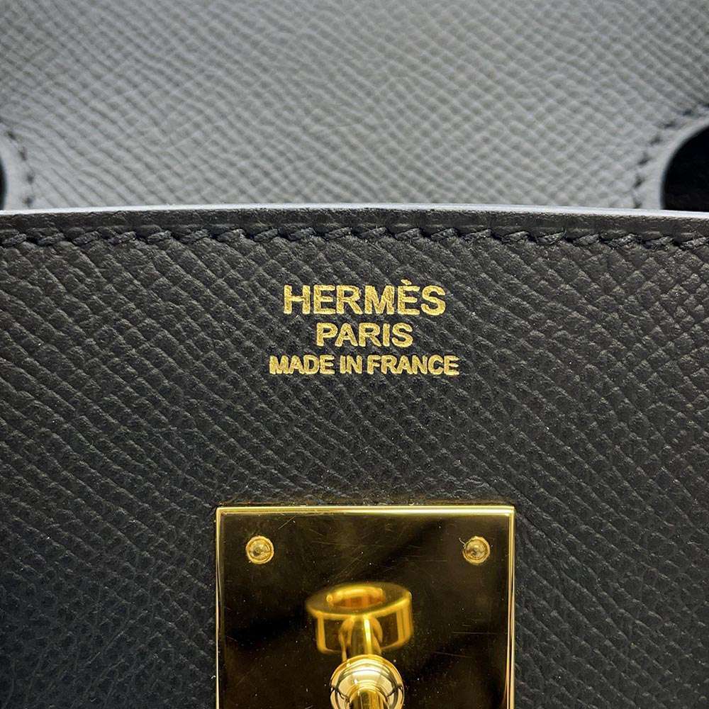 HERMES Birkin Black Epsom Size 30