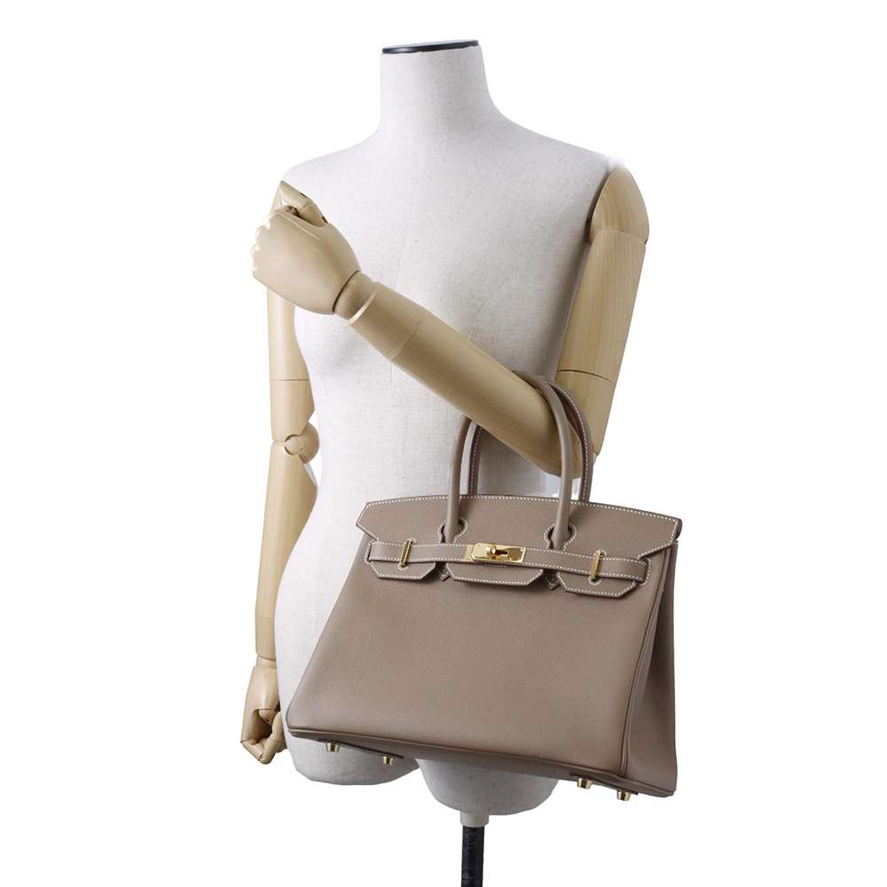 HERMES Birkin Etoupe Epsom Size 30