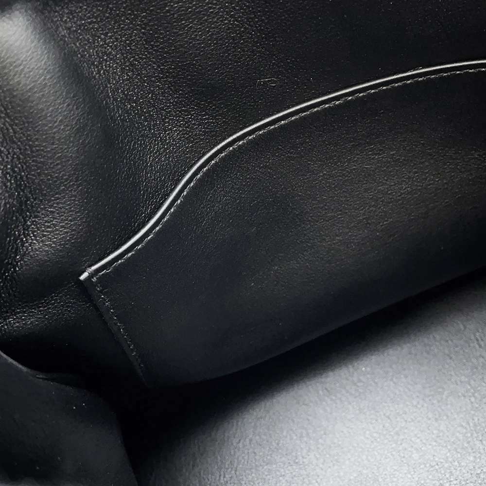 HERMES Birkin Black Swift Leather Size 25