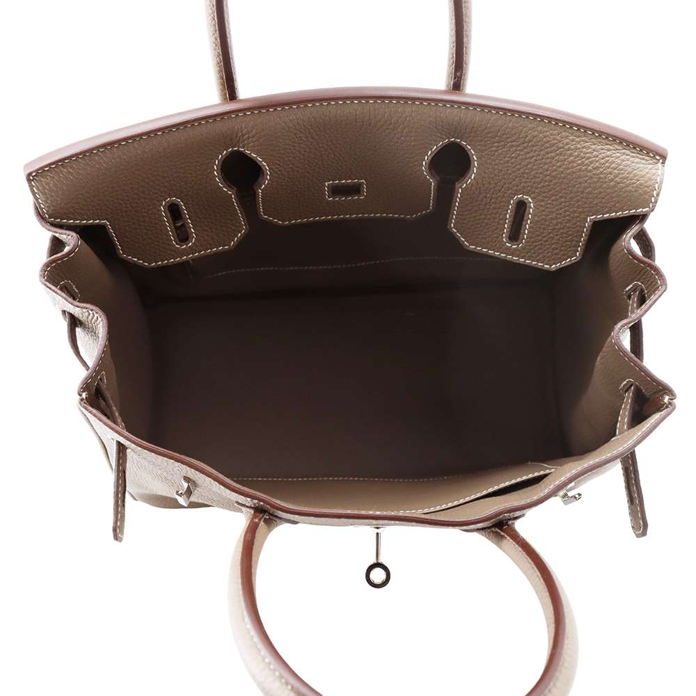 HERMES Birkin Etoupe Togo Leather Size 30