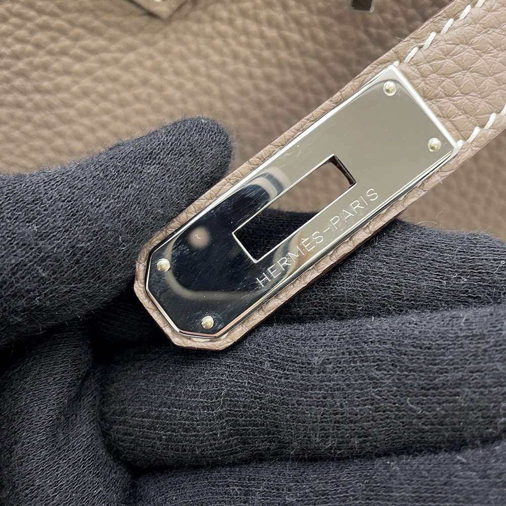 HERMES Birkin Etoupe Togo Leather Size 30