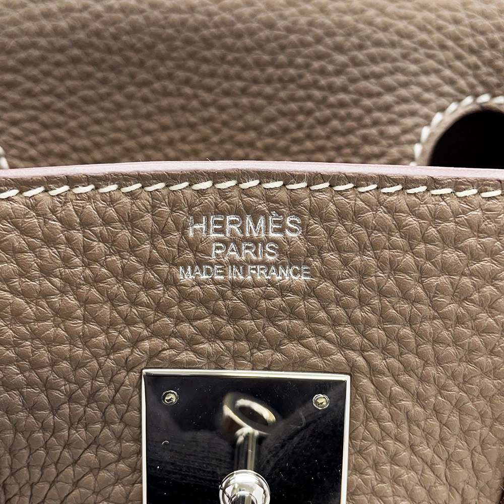 HERMES Birkin Etoupe Togo Leather Size 30