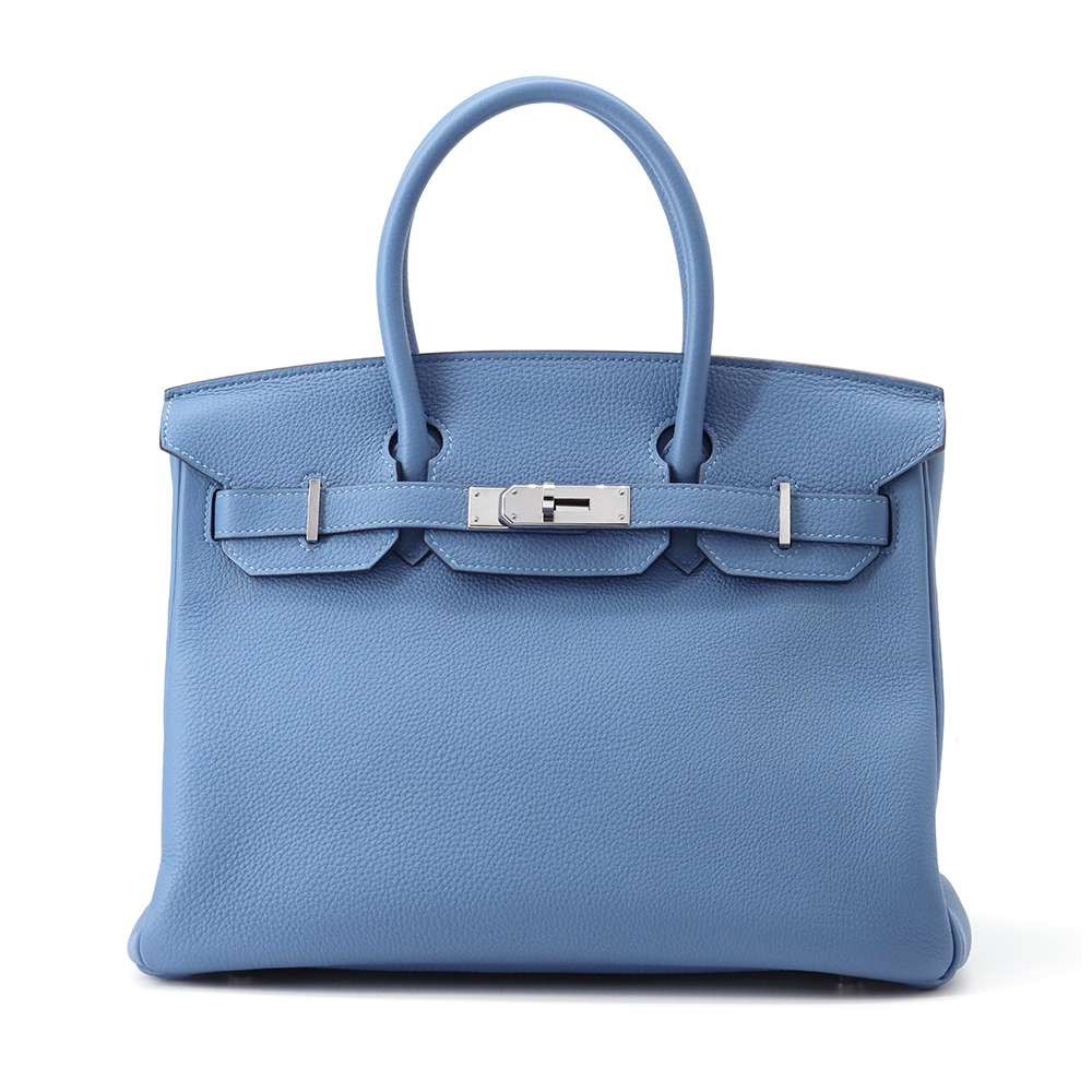 HERMES Birkin Azur Togo Leather Size 30