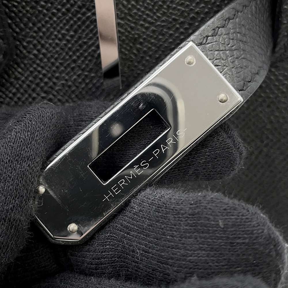 HERMES Birkin Black Epsom Size 30