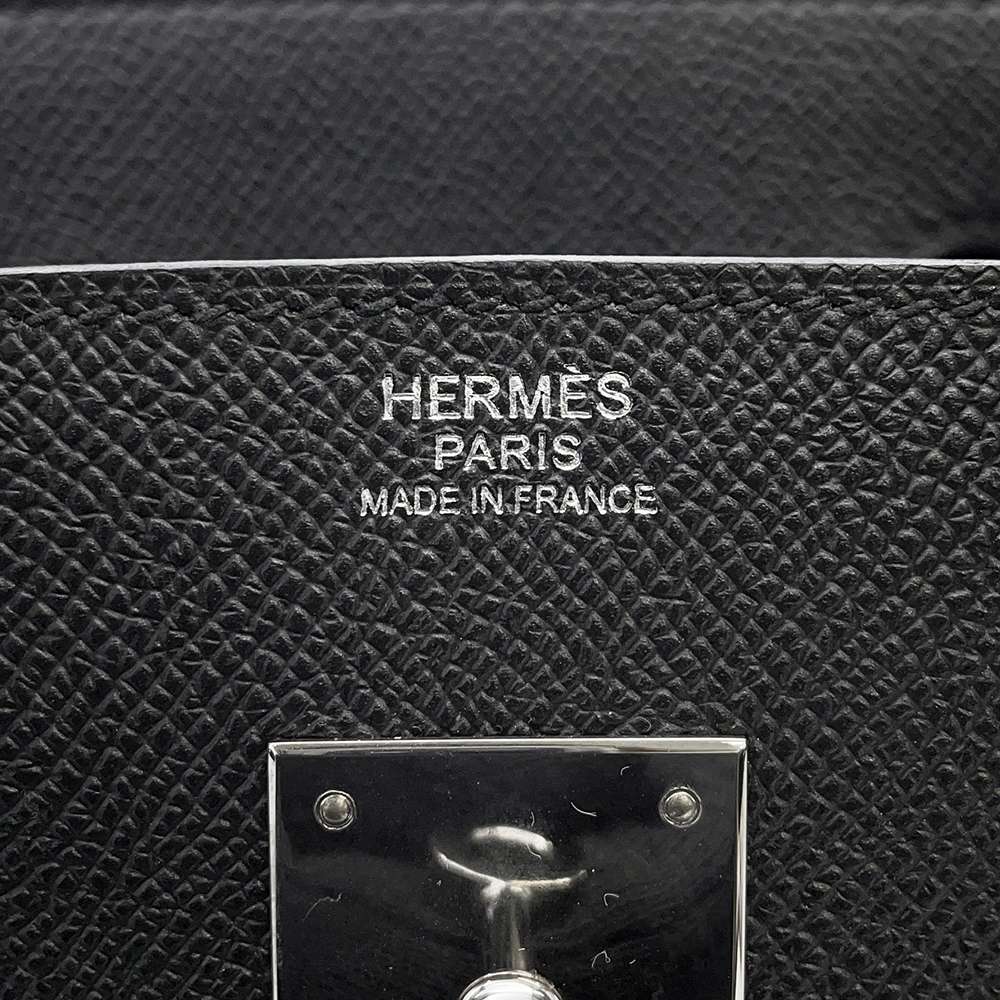 HERMES Birkin Black Epsom Size 30