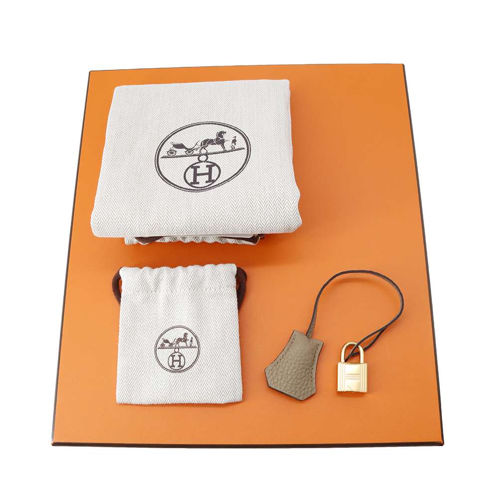 HERMES Birkin Beige Marfa Togo Leather Size 25