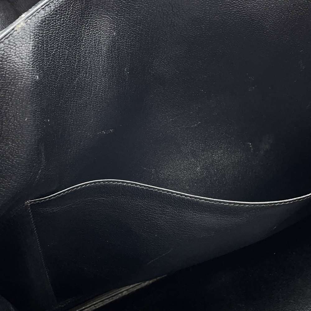 HERMES Birkin Black Ardennes Leather Size 40