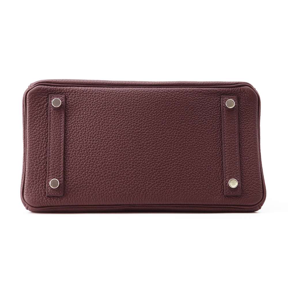 HERMES Birkin RougeSellier Togo Leather Size 25