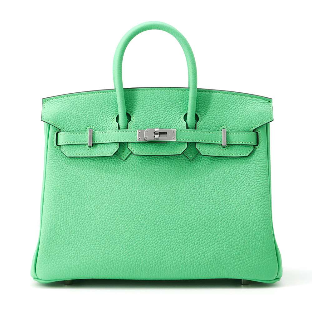 HERMES Birkin VertComic Togo Leather Size 25