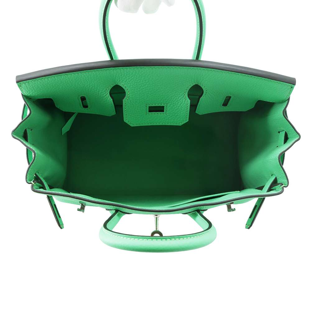 HERMES Birkin VertComic Togo Leather Size 25