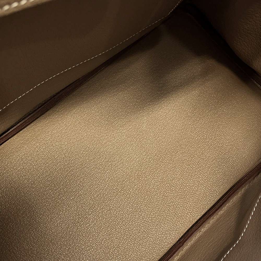 HERMES Birkin Etoupe Togo Leather Size 30