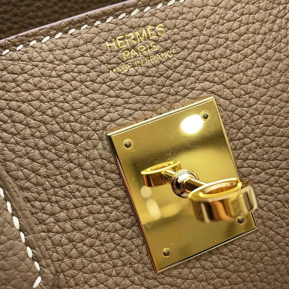 HERMES Birkin Etoupe Togo Leather Size 30