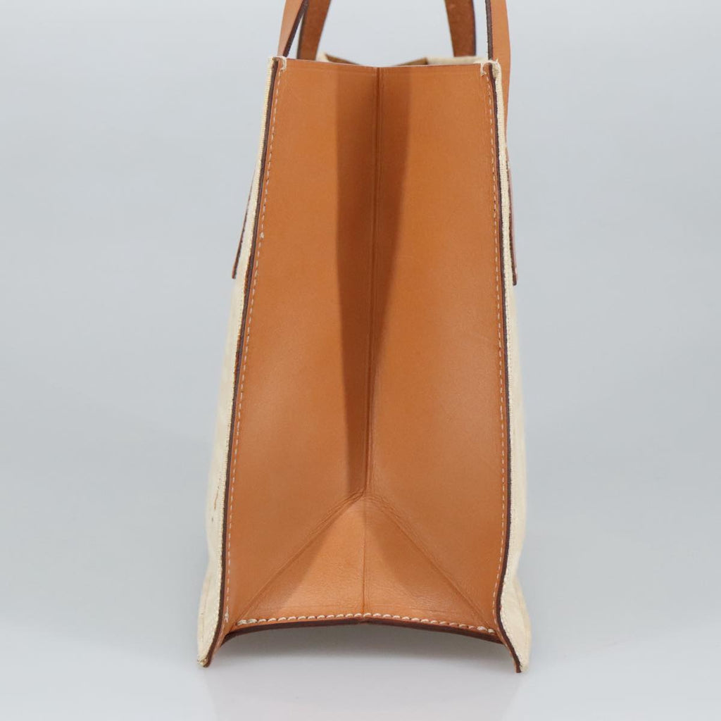 FENDI Zucca Canvas Tote Bag White 98220