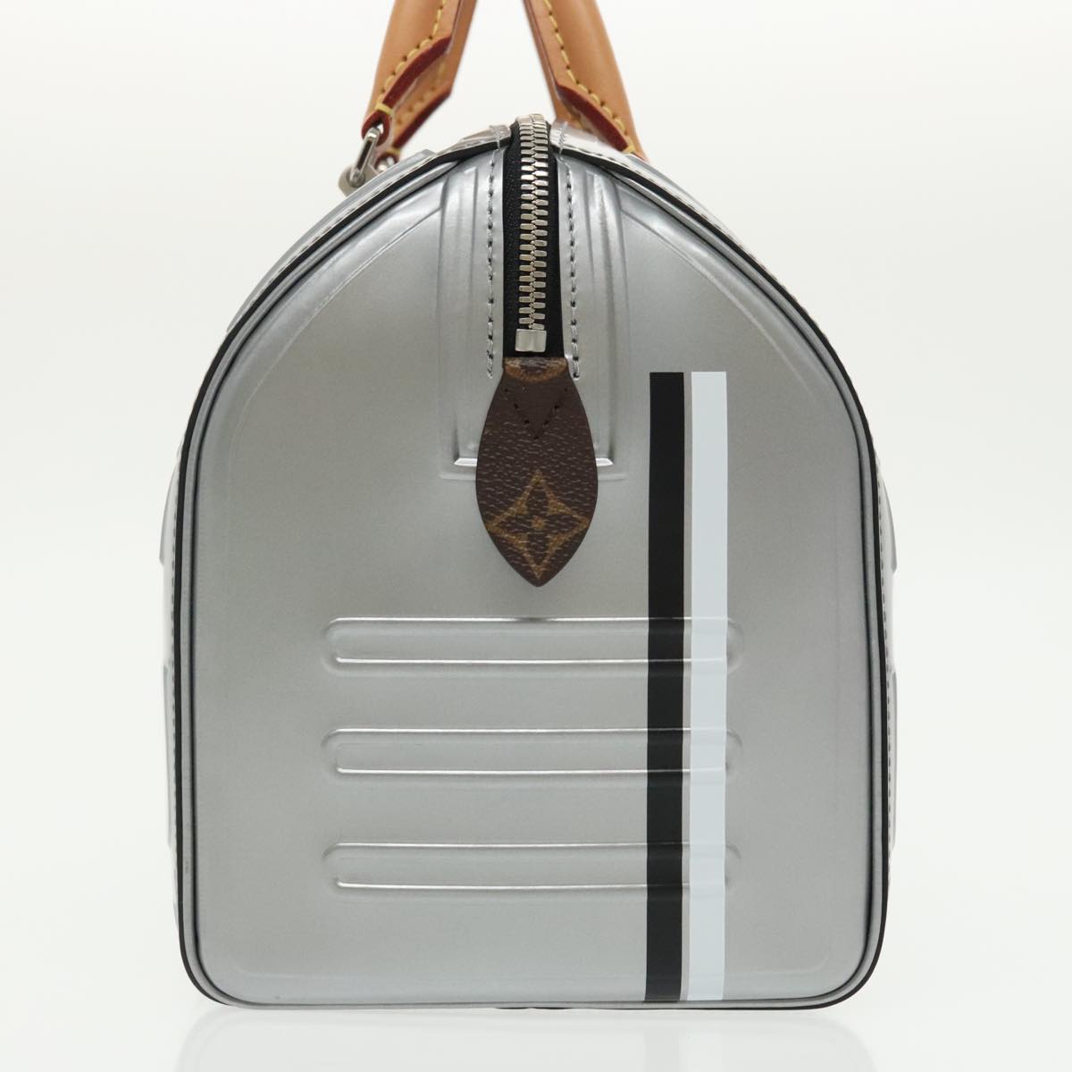 LOUIS VUITTON Epi Space Embossed Speedy 25 Hand Bag Silver M54941 98490SAM