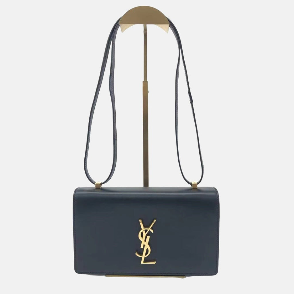 Yves Saint Laurent YSL Calfskin Small Dylan Shoulder Bag Black