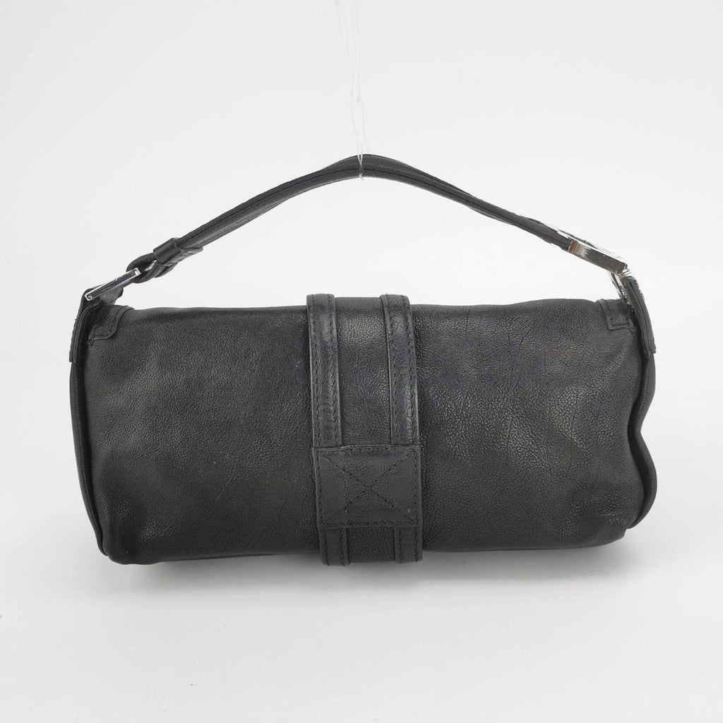 Dior Flight Mini Clutch Bag Black Leather