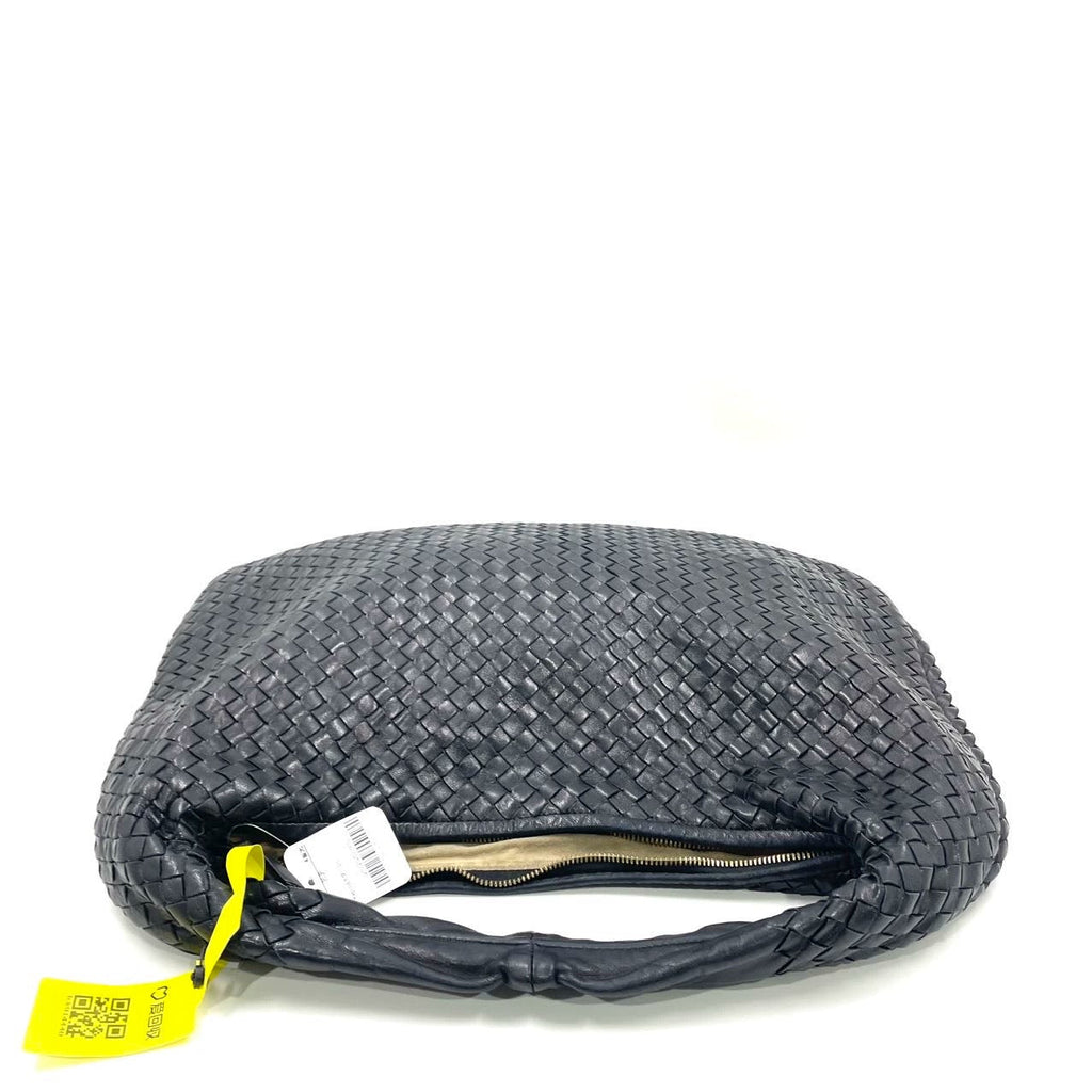 Bottega Veneta Veneta Hobo Maxi Black Leather 51cm