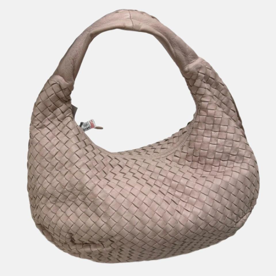 Bottega Veneta Belly Hobo Intrecciato Light Cherry Blossom Pink Nappa Leather Medium 40cm