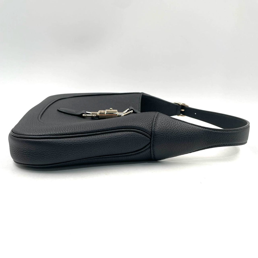 Gucci Jackie 1961 Black Pebbled Leather Bag Small Never Worn