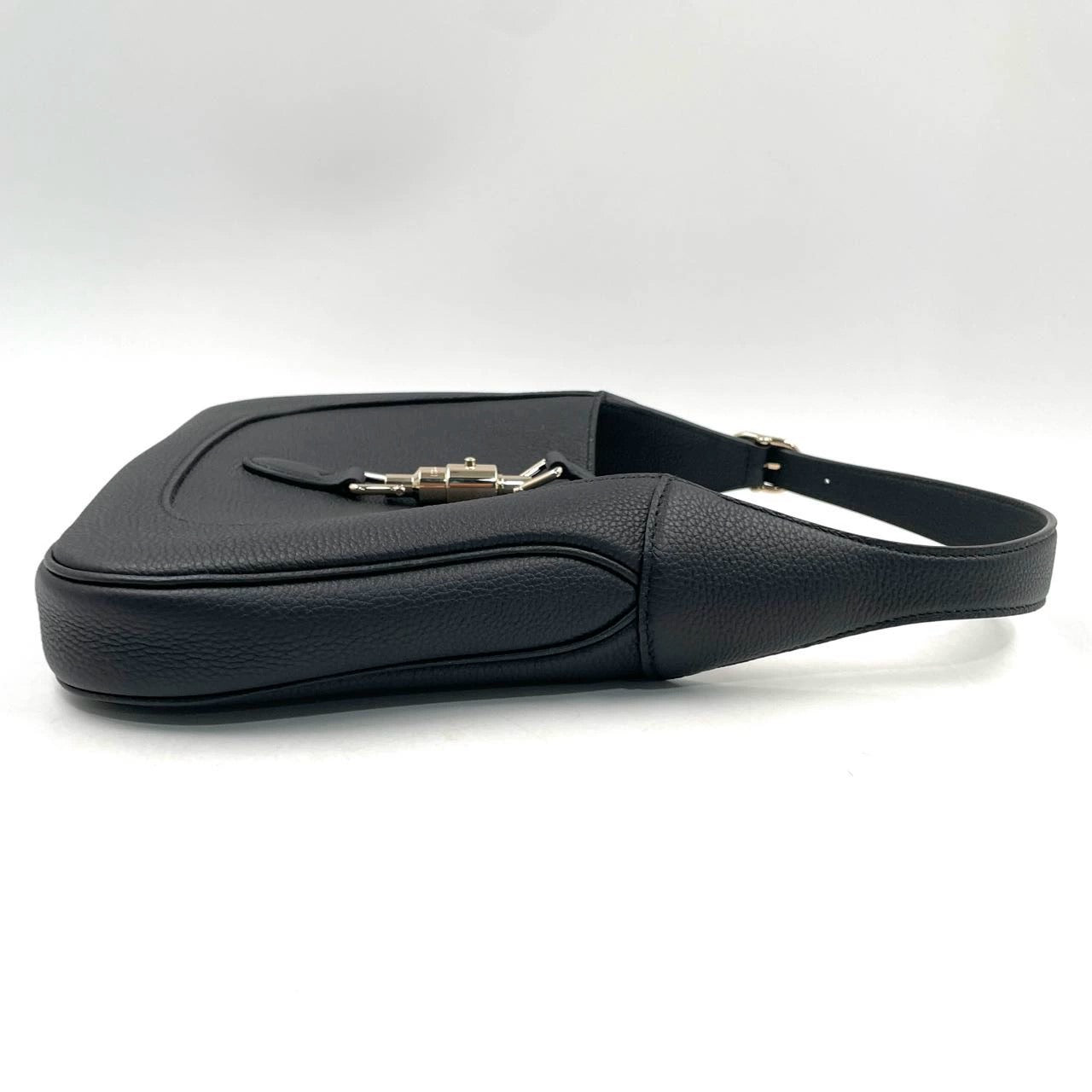 Gucci Jackie 1961 Black Pebbled Leather Bag Small Never Worn