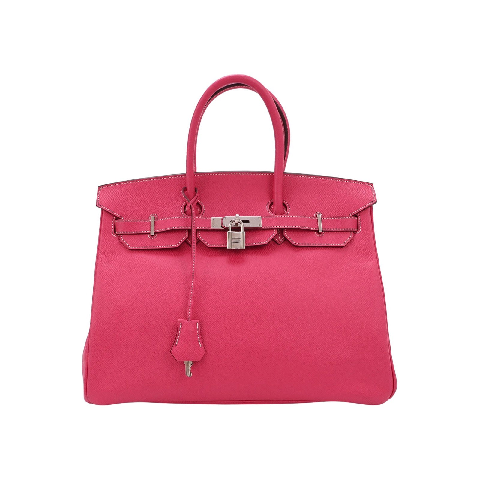 Hermes Birkin 35 Epsom E5 Rose Tyrien Pink Palladium Hardware 2013
