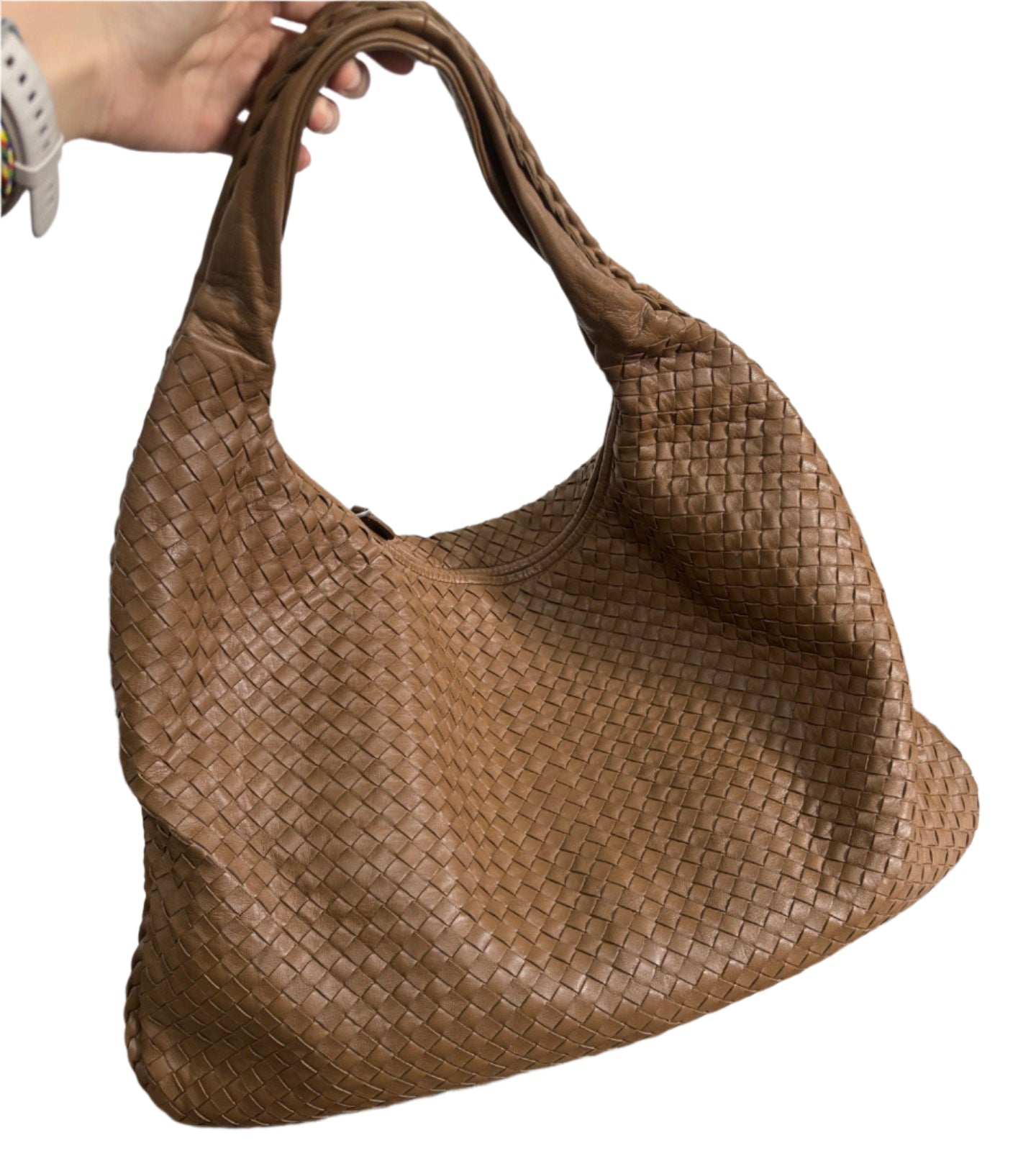 Bottega Veneta Hobo Maxi Milk Chocolate Brown leather 50cm