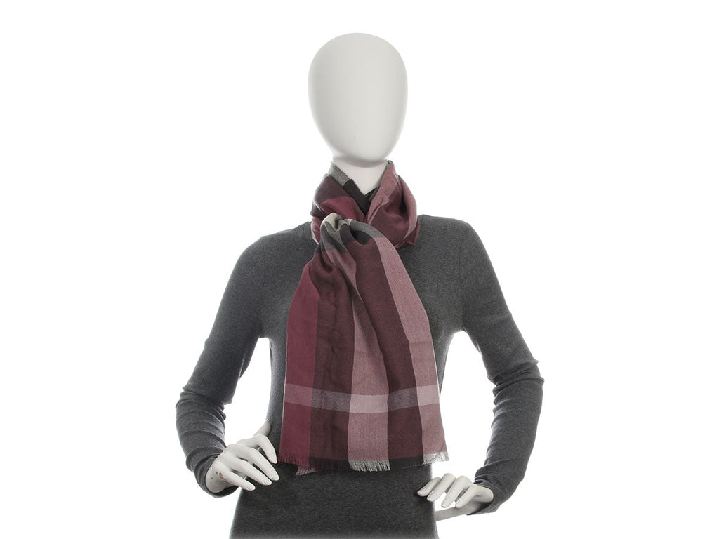 Burberry Dusky Heather Cashmere Shawl
