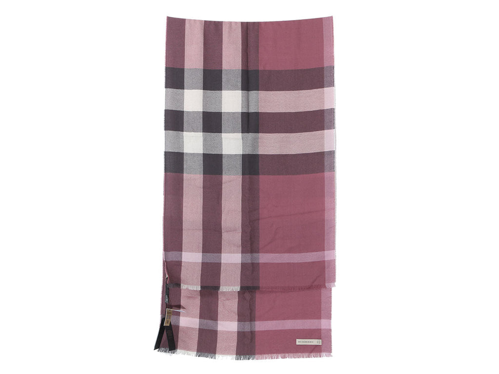 Burberry Dusky Heather Cashmere Shawl