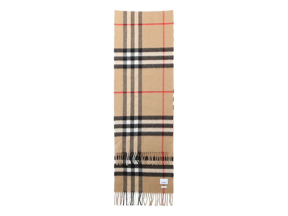 Burberry Giant Check Cashmere Scarf