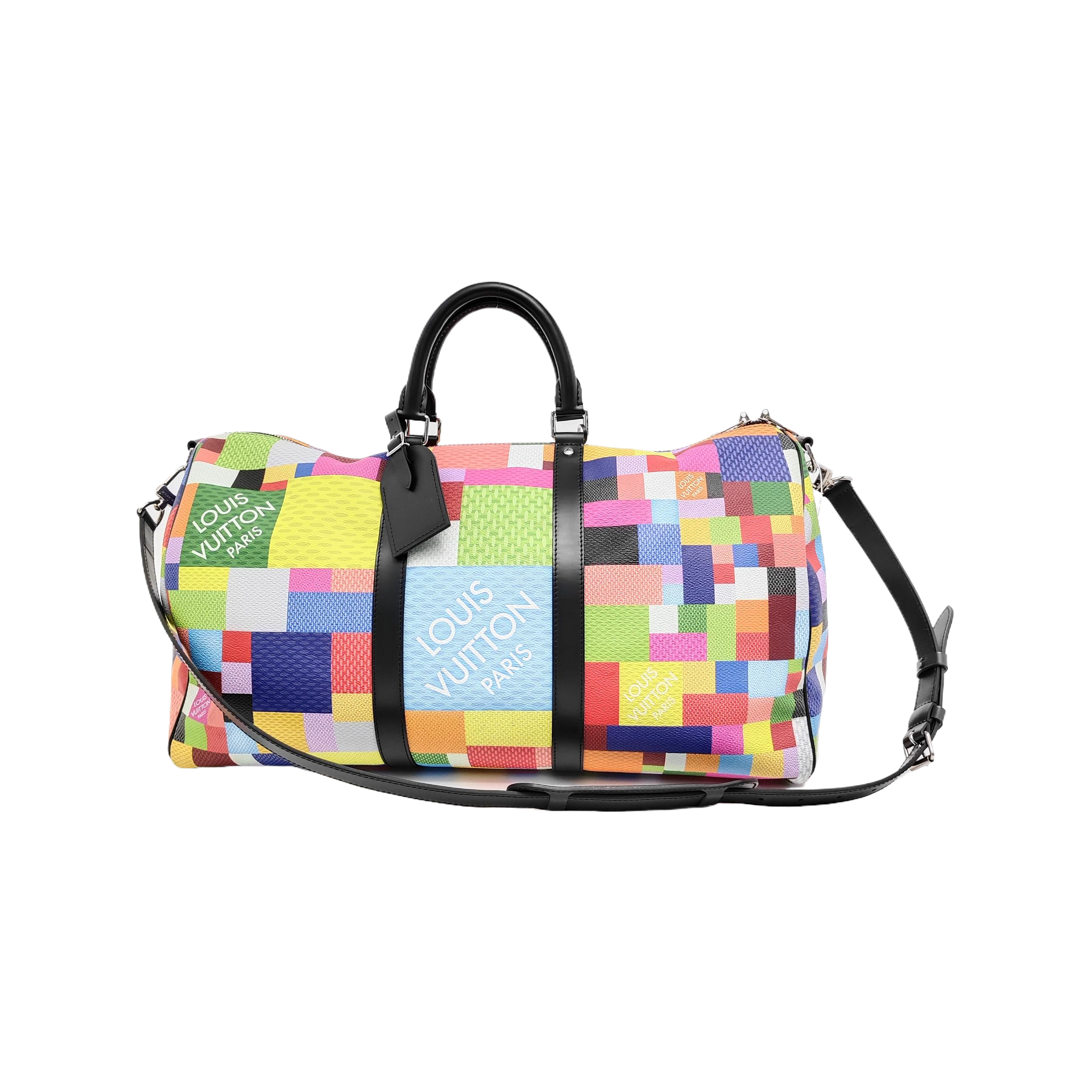 Louis Vuitton Keepall Bandouliere 50 Damier Graphite 3D Multicolor