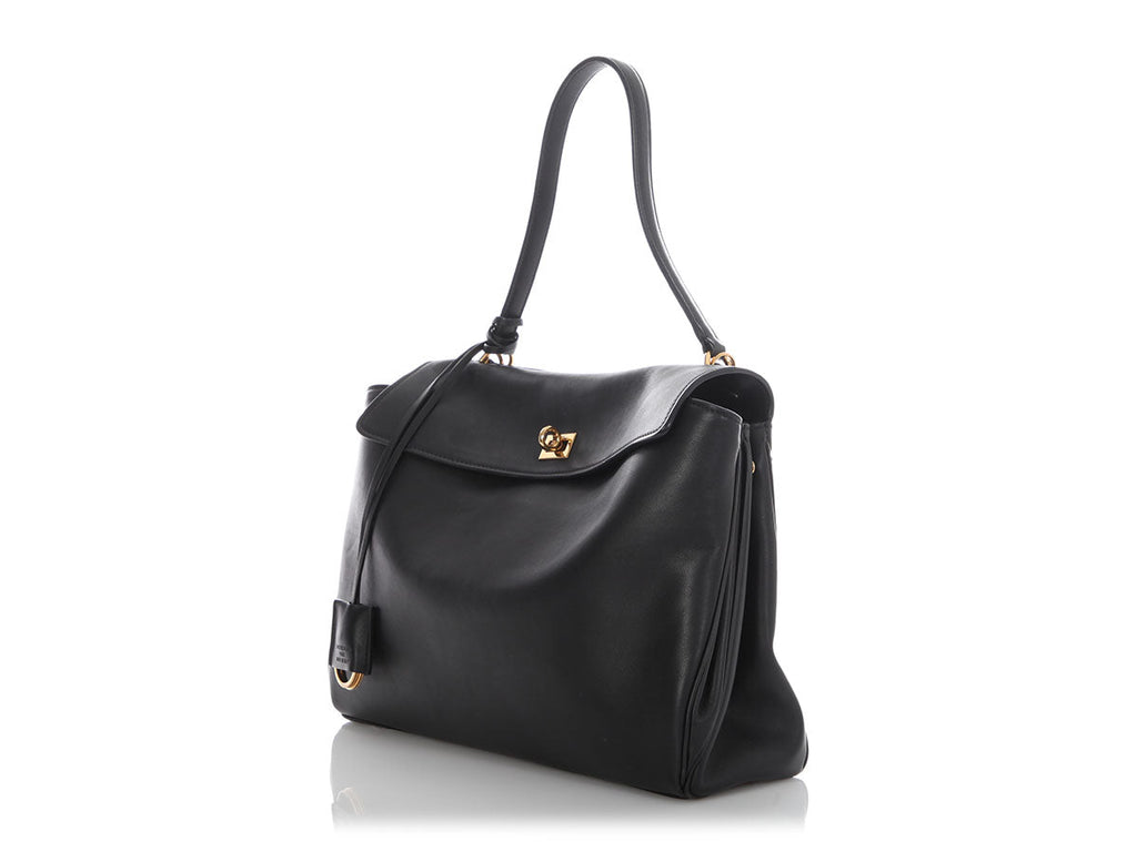 Balenciaga Medium Black Calfskin Rodeo