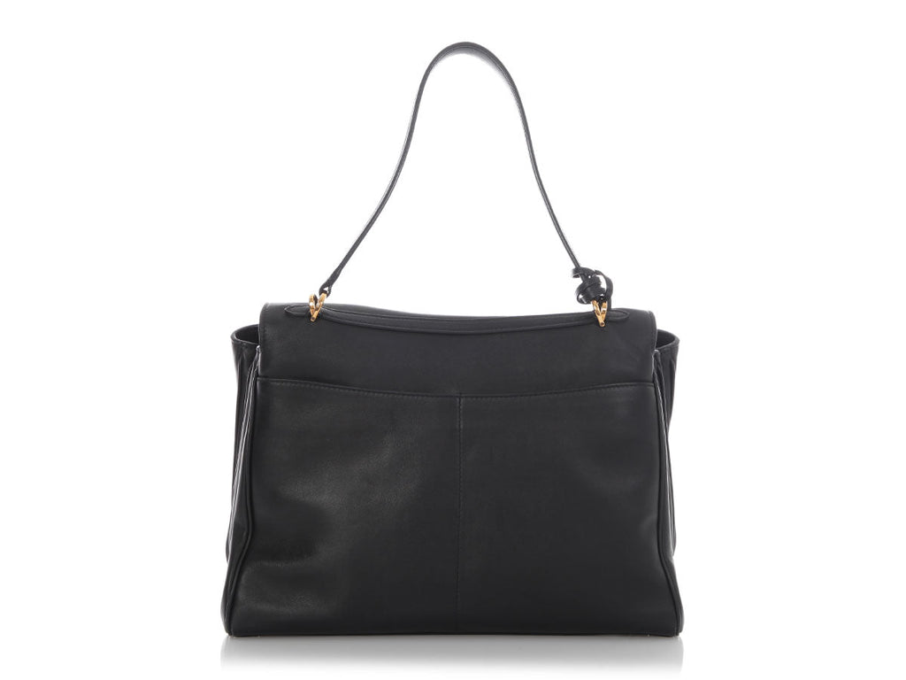 Balenciaga Medium Black Calfskin Rodeo